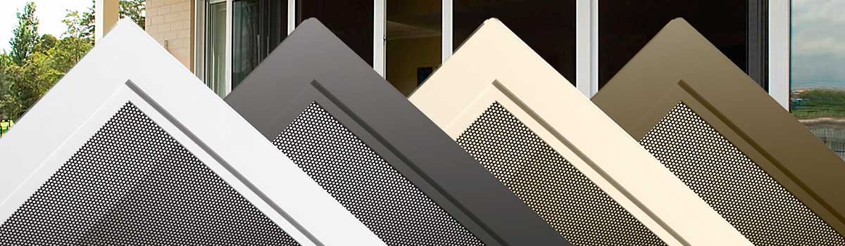 Fly and security screens for doors