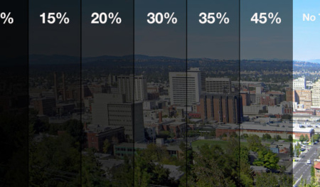Window Tinting Percentages