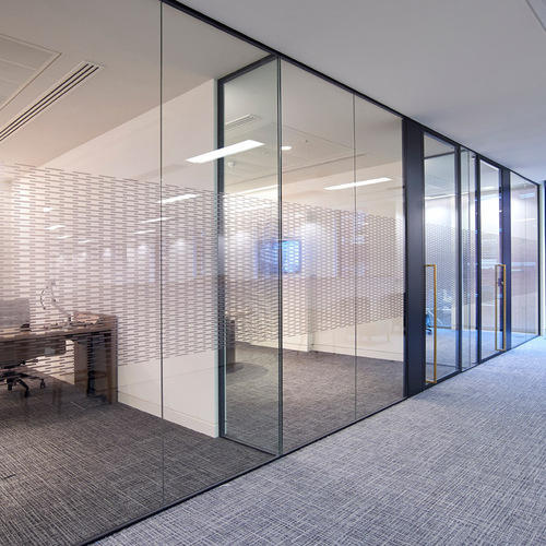 Glass Office Partitions | True Blue Glass