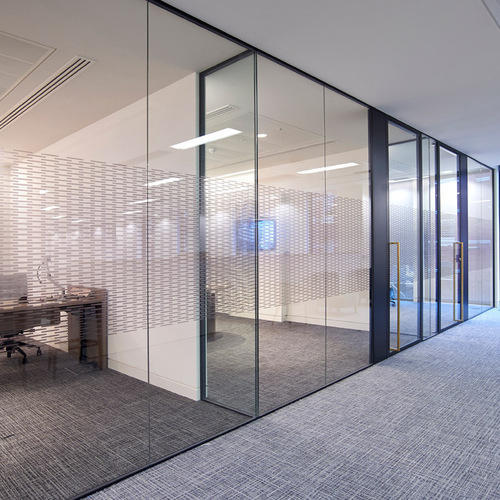 glass office partitions