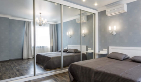 Mirror Sliding Wardrobe Doors2