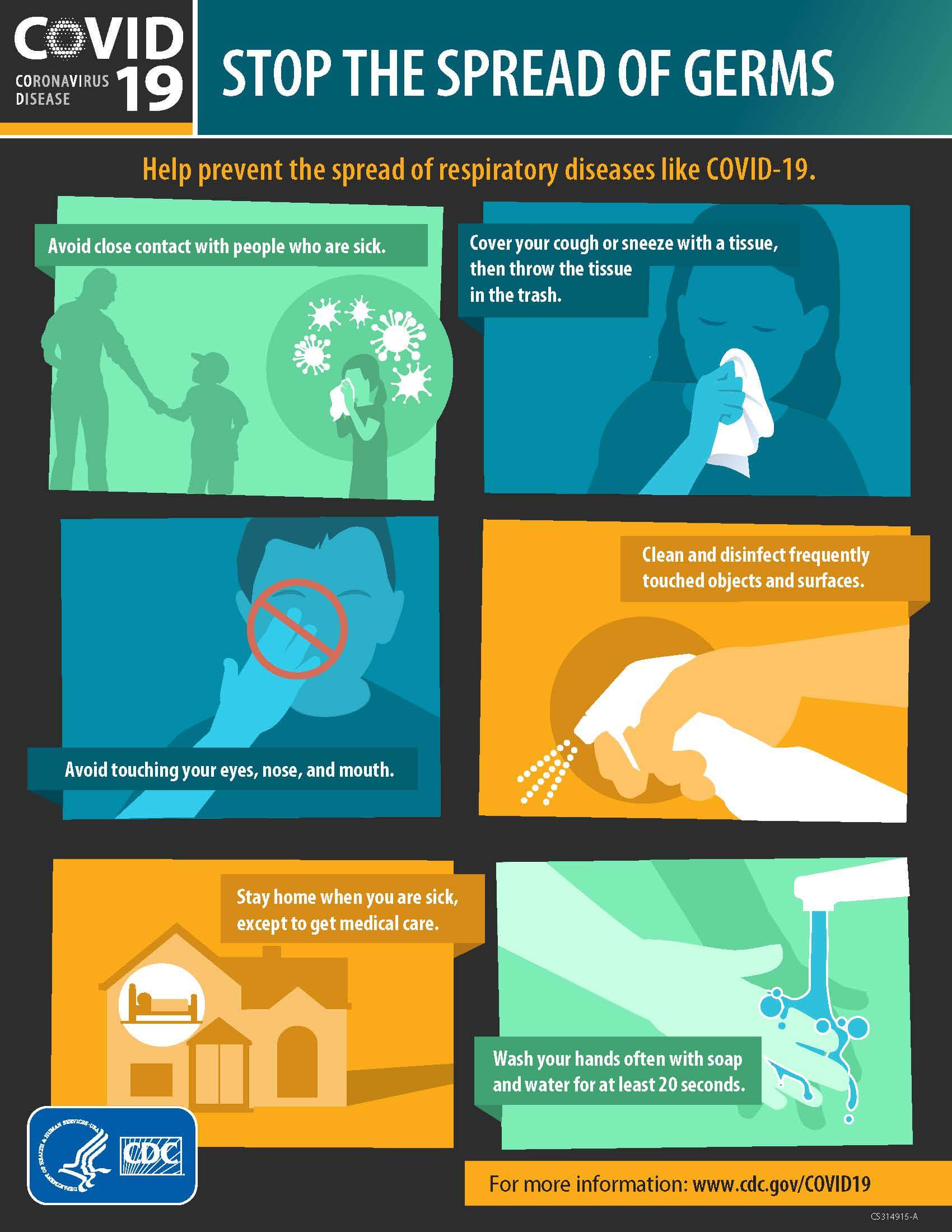 Cdc Stop Spread Of Germs