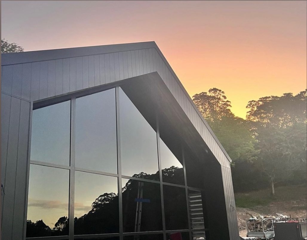 building with tinted windows